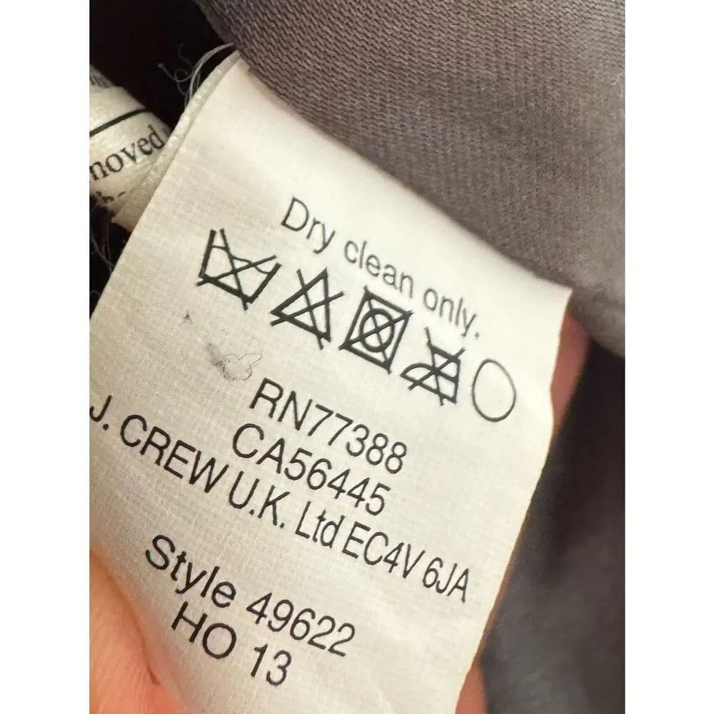 J.Crew Classic lady day coat in Italian double-cloth wool with Thinsulate black - Picture 6 of 6